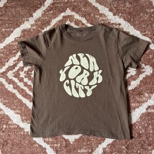 Brandy Melville NYC baby tee